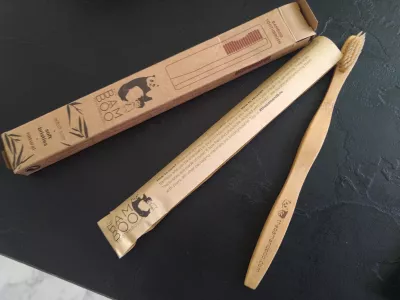 Meilleur jeu de dentifrice et de brosse &agrave; dents respectueux de l'environnement: Avis de marques dentaires : Banque de brosse &agrave; dents de Vegan Ban et Boo et jeu de dentifrice
